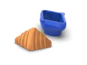 1 PC REALISTIC CROISSANT MOLD