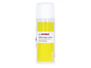 400 ML VELVET SPRAY COLOUR YELLOW PAVONI