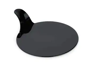 250 PCS SINGLE-SERVING TRAYS - ROUND - BLACK- Ø 8 CM PAVONI