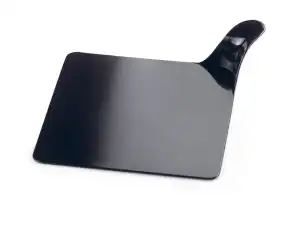 250 PCS SINGLE-SERVING TRAYS - SQUARE - BLACK- 80 X 80 MM PAVONI