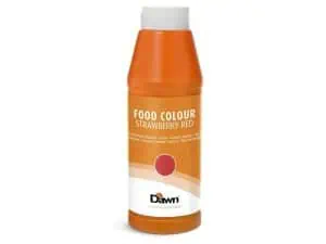 1L STRAWBERRY RED COLOURING LIQUID DAWN