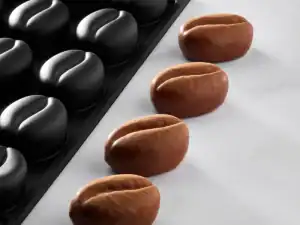 MINI PORTION COFFEE SHAPED SILICON MOULD - COFFEE PAVONI