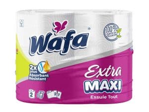 WAFA KITCHEN TOWELS 02 ROLLS EXTRA MAXI (3Ply)